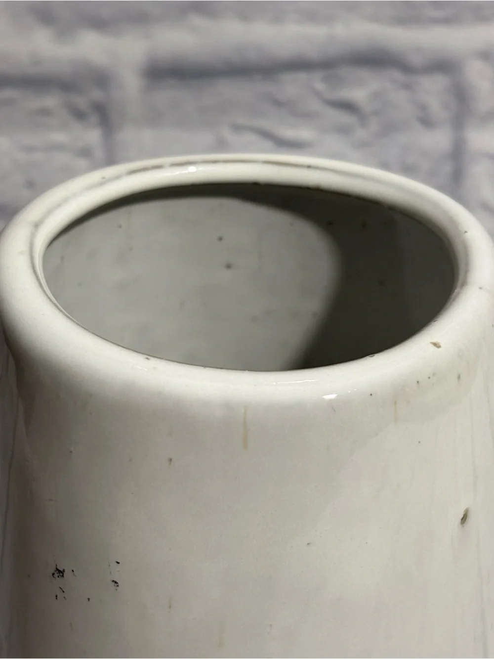 West Elm half-dipped tapered stoneware vase